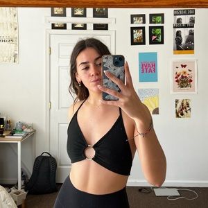 Black Crop Top